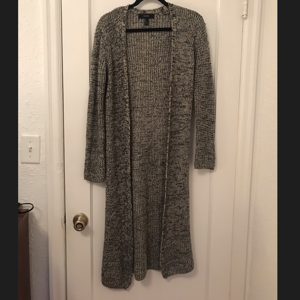 Knitted Gray Duster